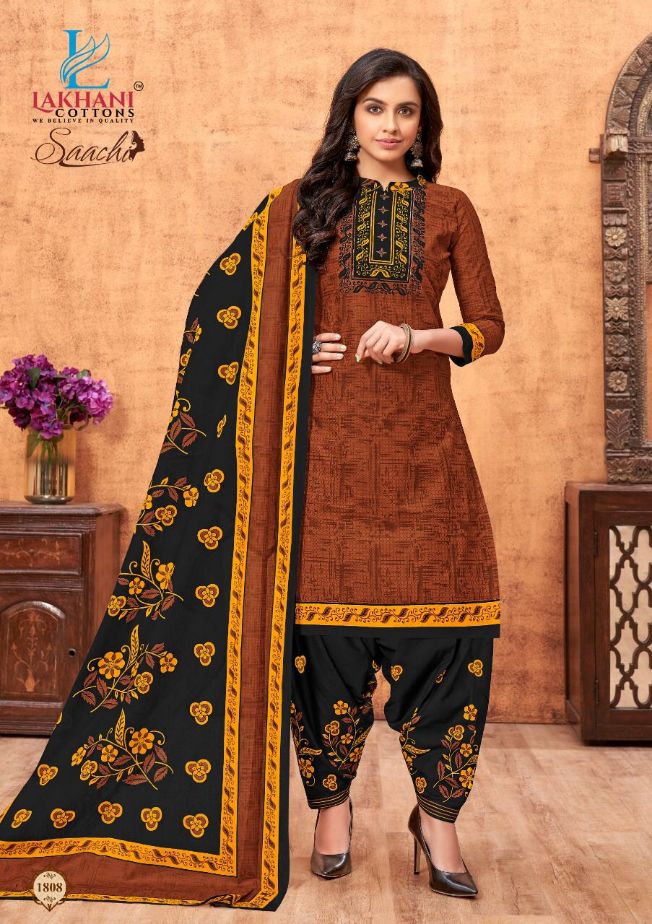 Lakhani Saachi 18 Regular Wear Printed Cotton Designer Dress Material Collection